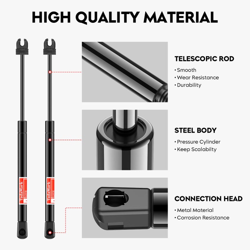 TadaMark Front Hood Lift Supports Shock Struts Compatible with Charger 2006-2010, Magnum 2005-2008, Chrysler 300 2005-2010, Challenger 2008-2012, 6303, 2 Pcs - Image 4
